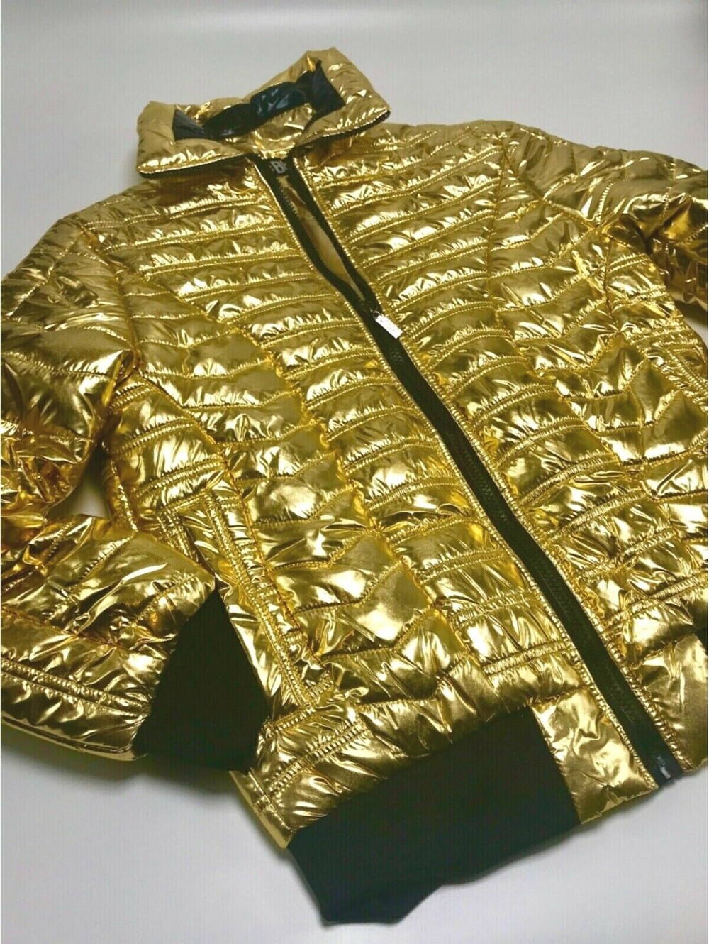 Men's Gold Quilty Fashion Jacket